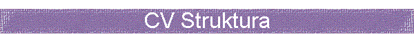 CV Struktura